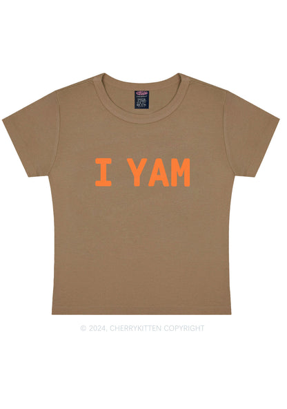 I Yam Y2K Valentine's Day Baby Tee Cherrykitten