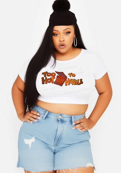 Curvy Too Hot To Handle Y2K Baby Tee Cherrykitten