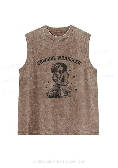 Cowgirl Wrangler Y2K Washed Tank Cherrykitten