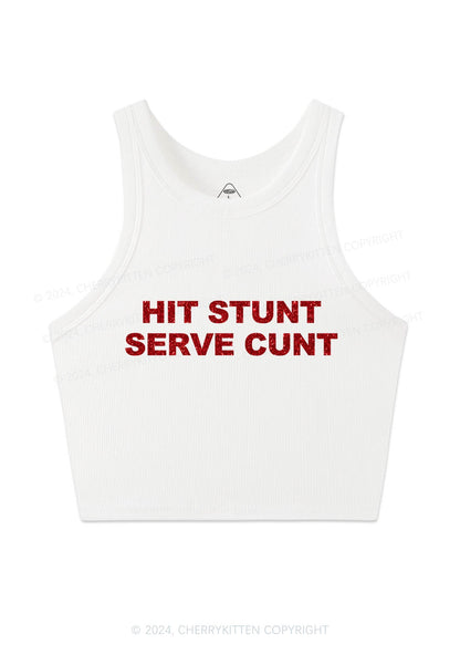 Hit Stunt Y2K Crop Tank Top Cherrykitten