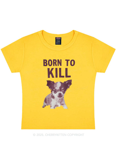 Born To Kill Y2K Baby Tee Cherrykitten