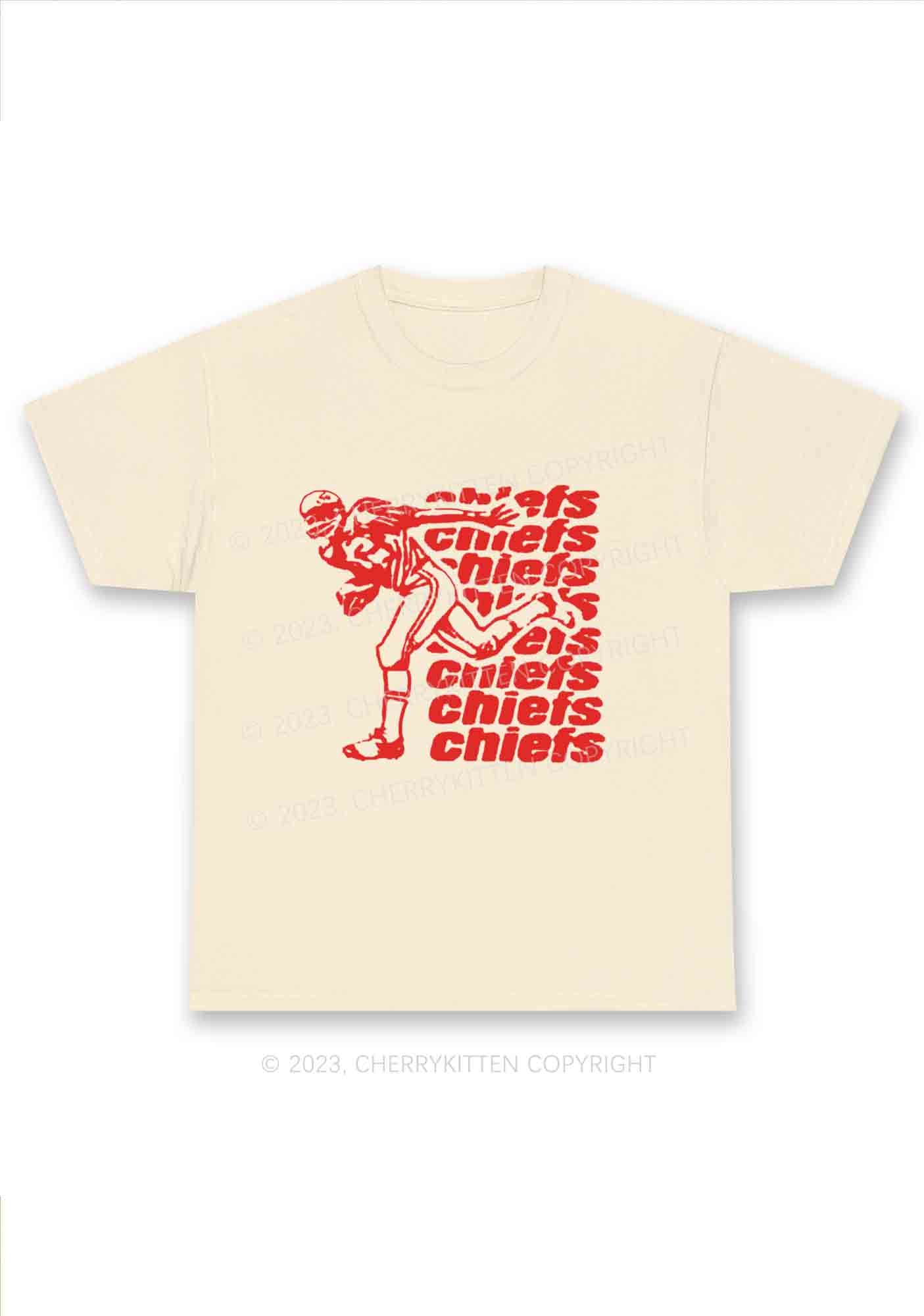 Chiefs Super Bowl Y2K Chunky Shirt Cherrykitten