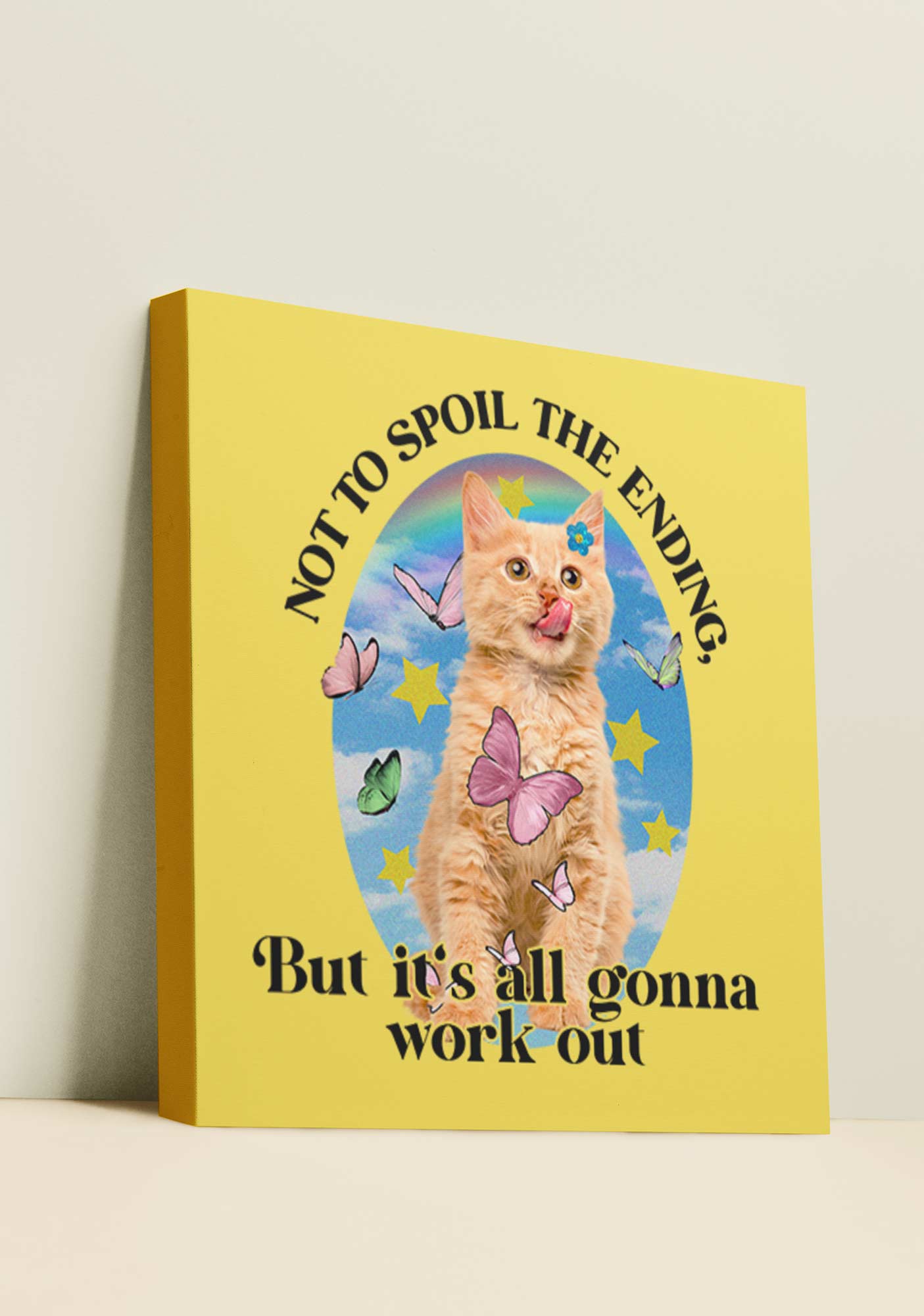 It's Gonna Work Out Y2K Canvas Wall Art Cherrykitten