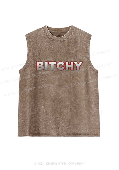 Bxxchy Y2K Washed Tank Cherrykitten