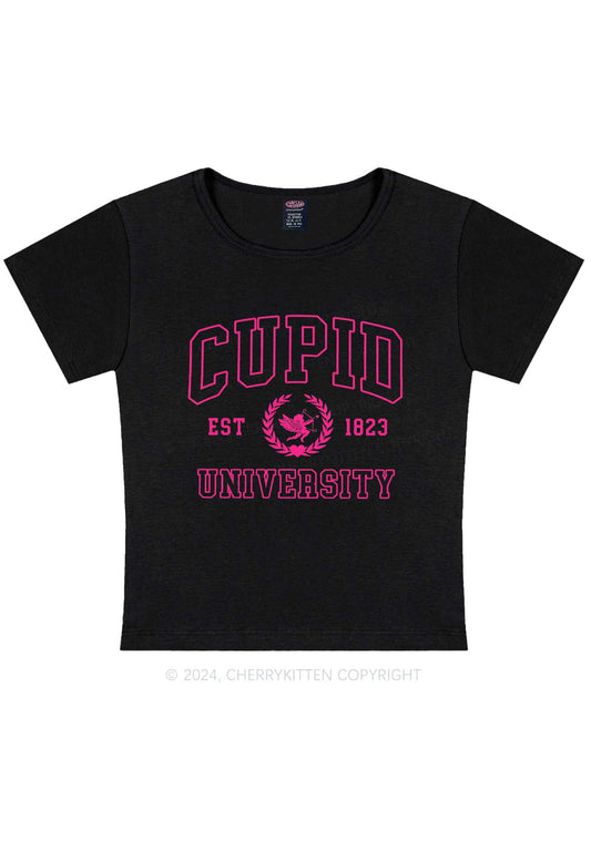 Cupid University Y2K Valentine's Day Baby Tee Cherrykitten