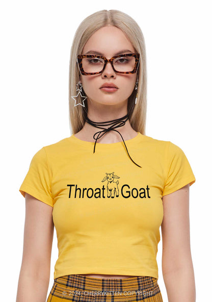 Throat Goat Y2K Baby Tee Cherrykitten