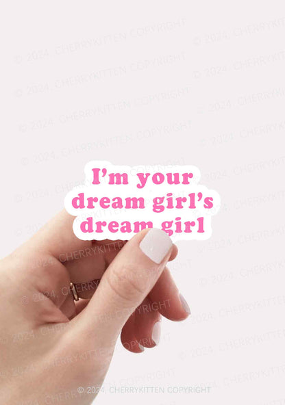 Dream Girl 1Pc Y2K Sticker Cherrykitten