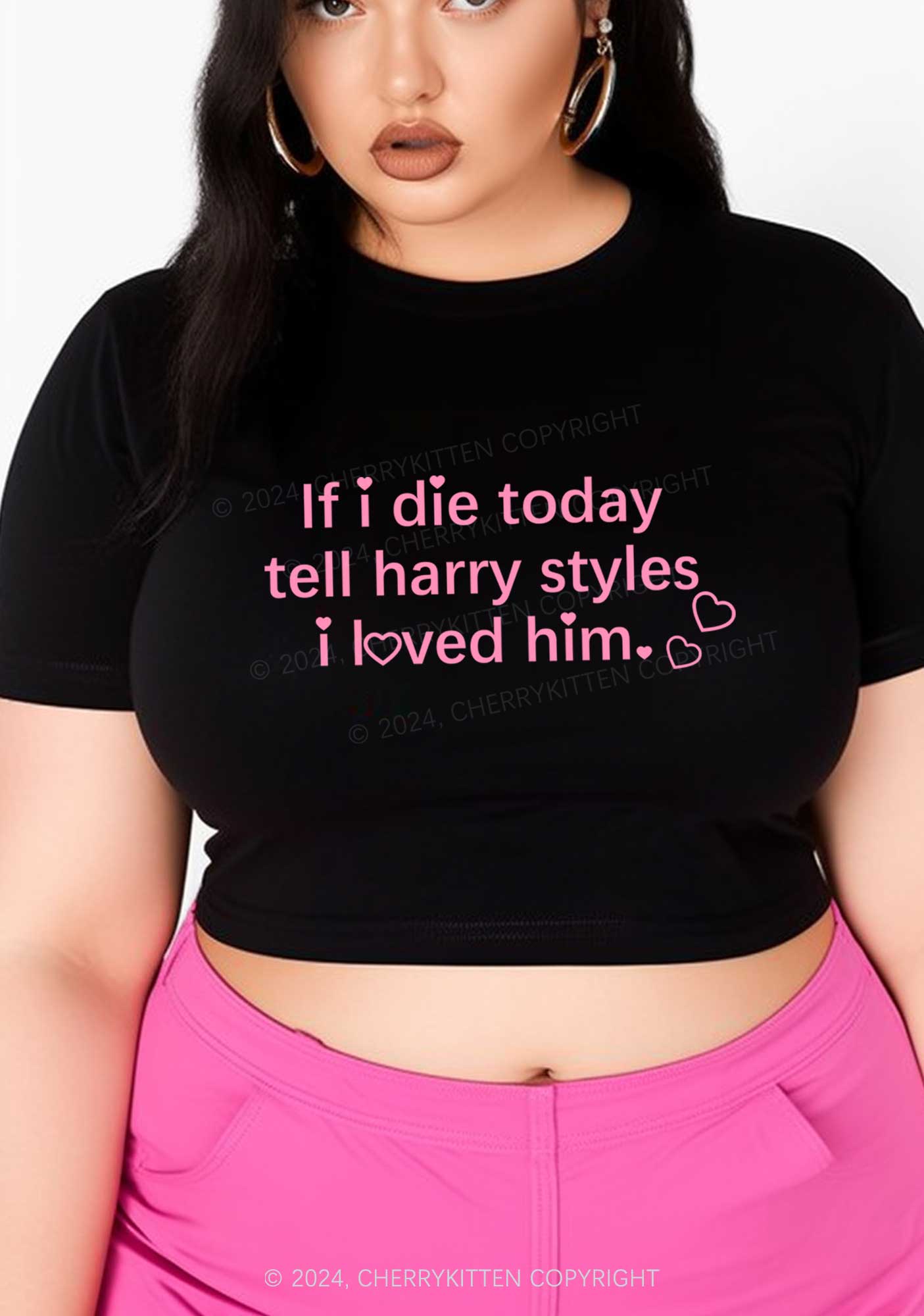 Curvy I Loved Him Y2K Baby Tee Cherrykitten