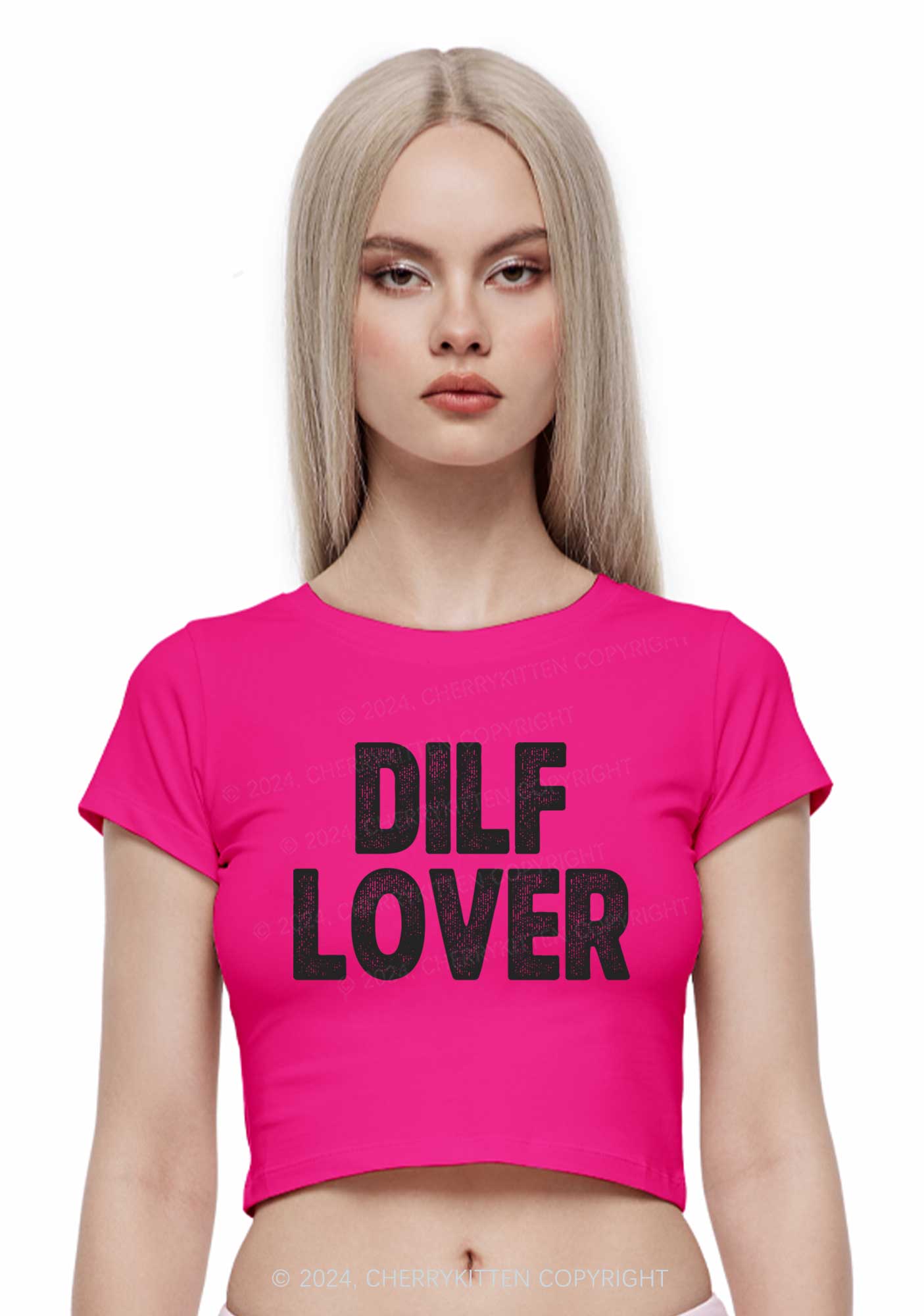 Dxxf Lover Y2K Baby Tee Cherrykitten