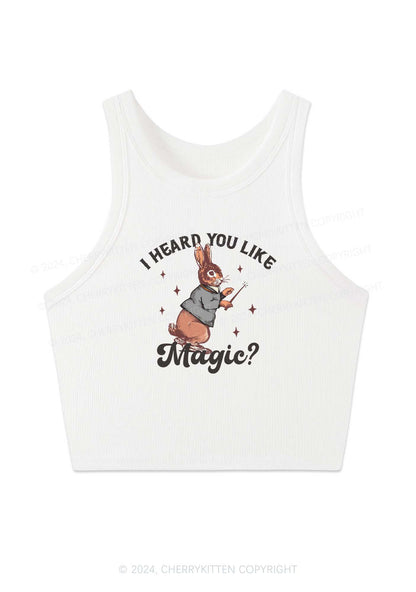 I Heard You Like Magic Y2K Crop Tank Top Cherrykitten