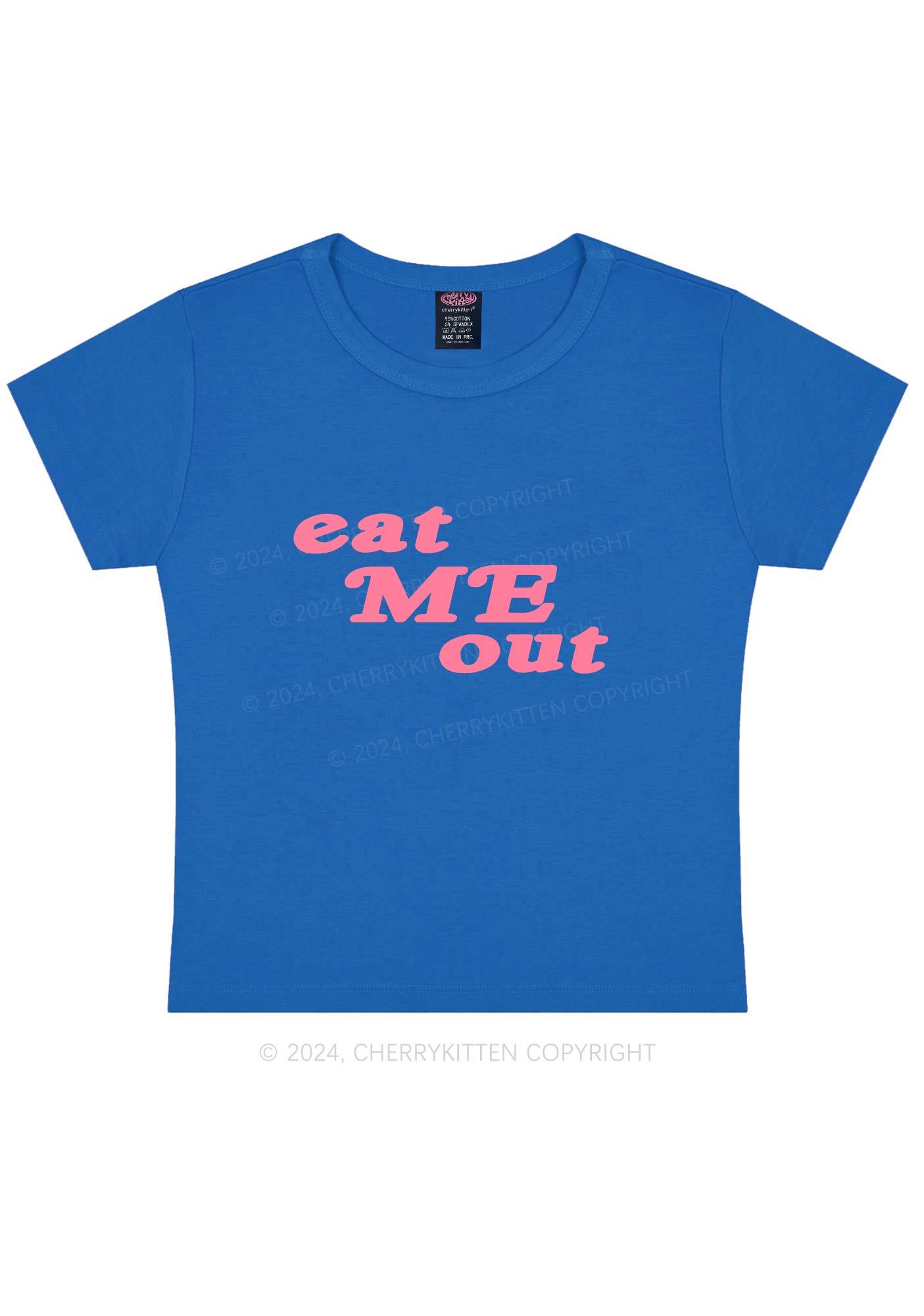 Eat Me Out Y2K Baby Tee Cherrykitten