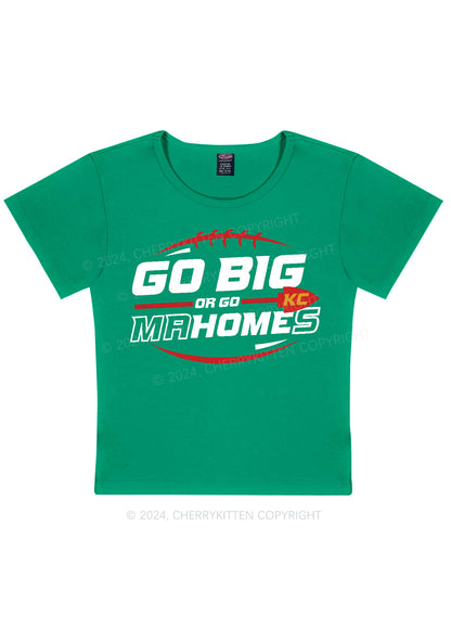 Go Big Y2K Super Bowl Baby Tee Cherrykitten