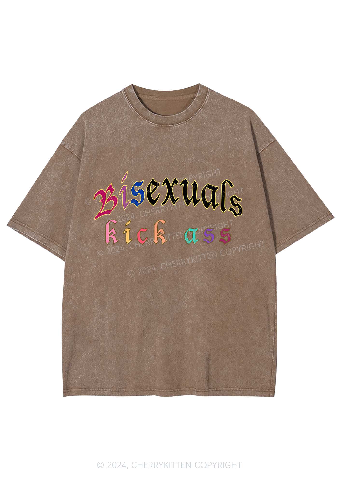 Bisexuals Kick Axx Y2K Washed Tee Cherrykitten