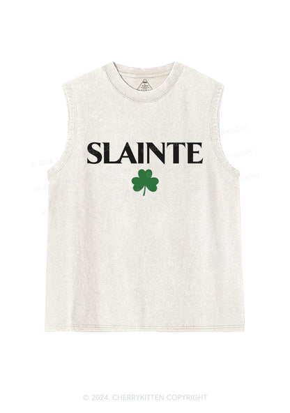 Slainte St Patricks St Patricks Y2K Washed Tank Cherrykitten