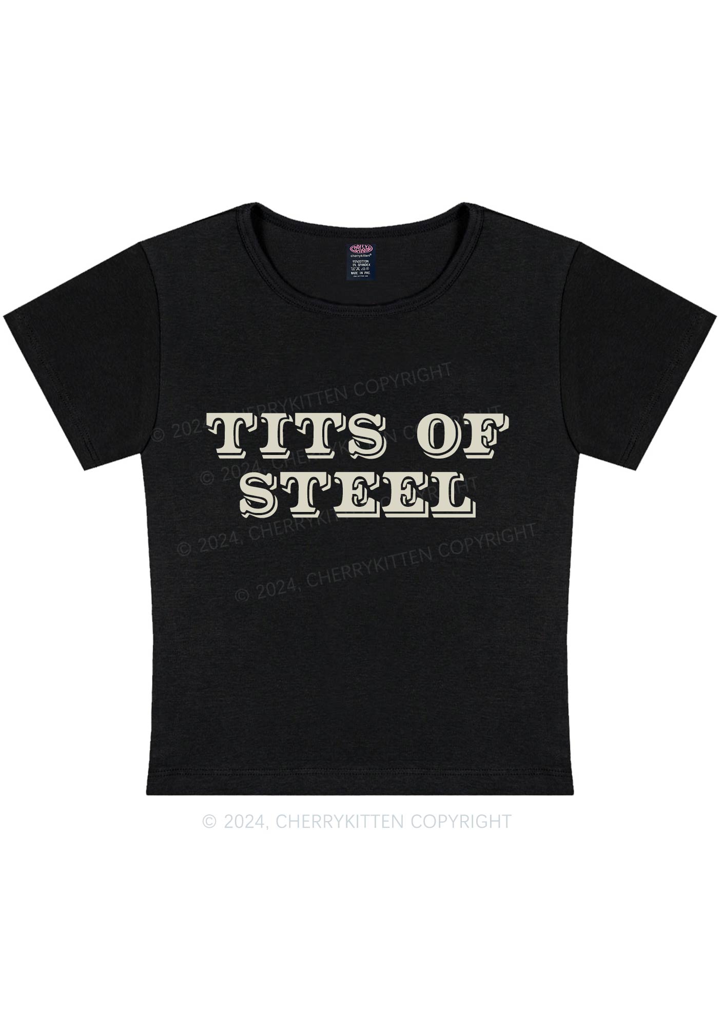 Txts Of Steel Y2K Baby Tee Cherrykitten