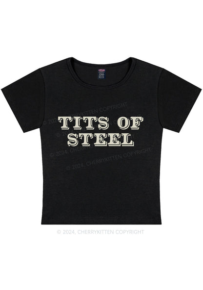 Txts Of Steel Y2K Baby Tee Cherrykitten