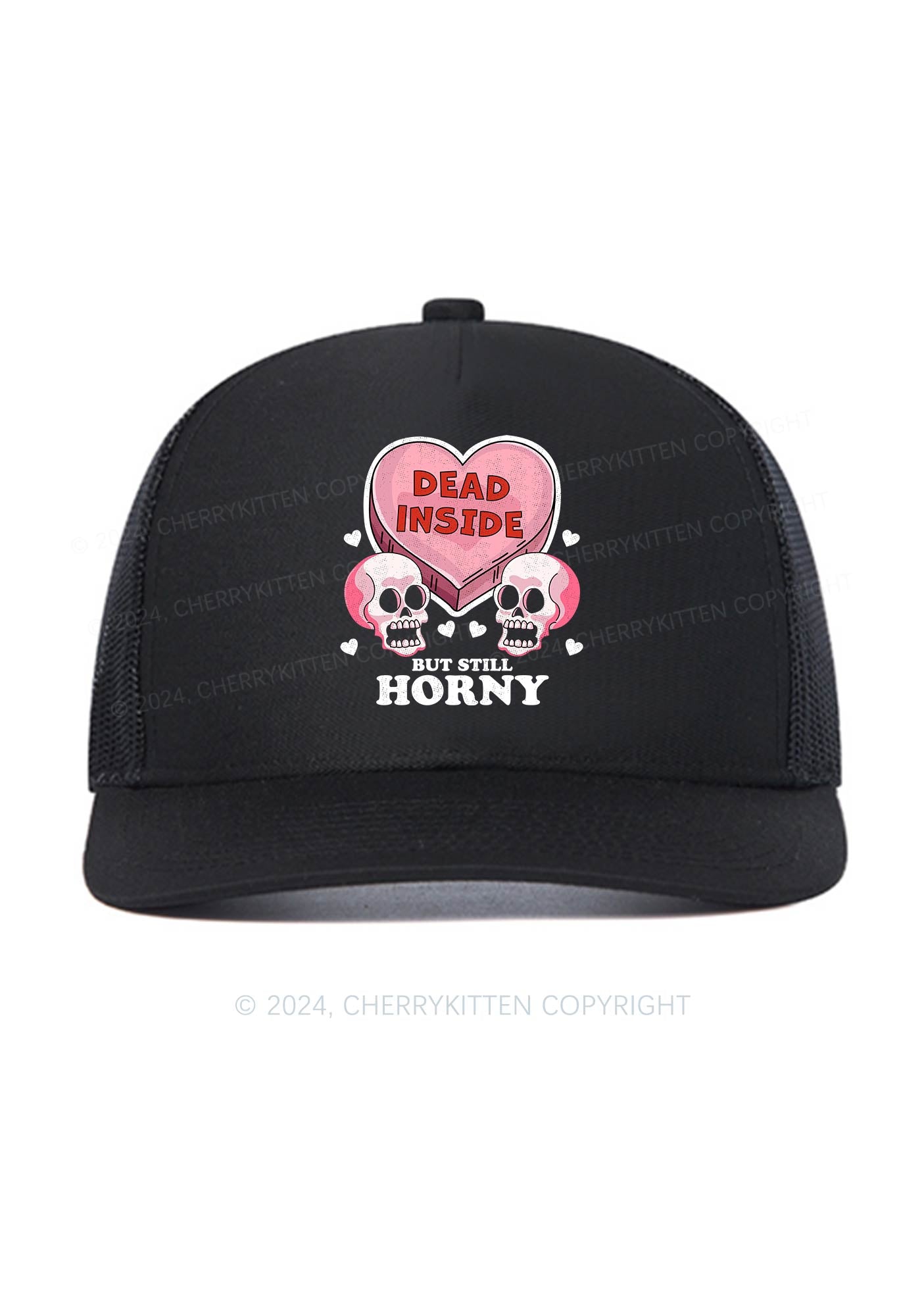 Halloween Dead Inside Y2K Trucker Mesh Hat Cherrykitten