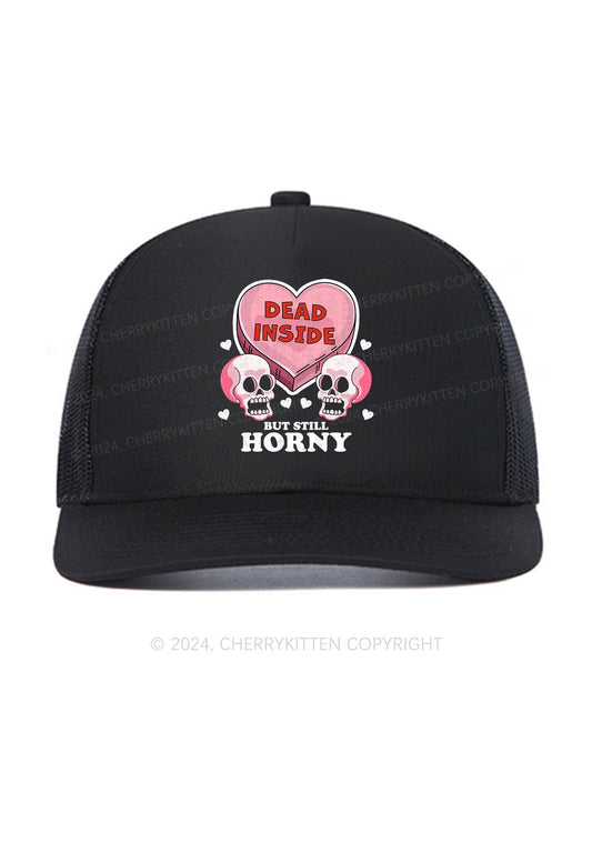 Halloween Dead Inside Y2K Trucker Mesh Hat Cherrykitten