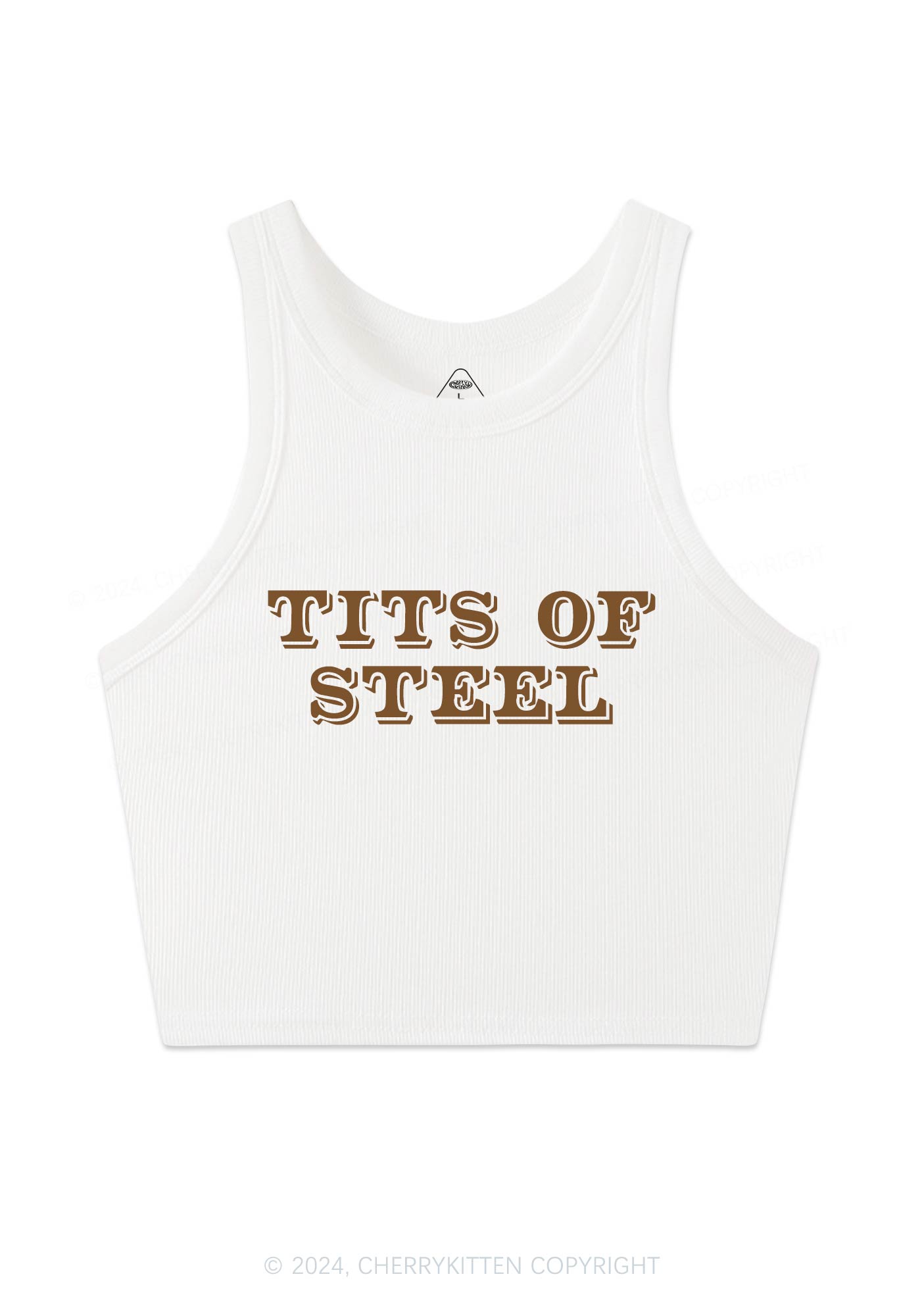 Txts Of Steel Y2K Crop Tank Top Cherrykitten