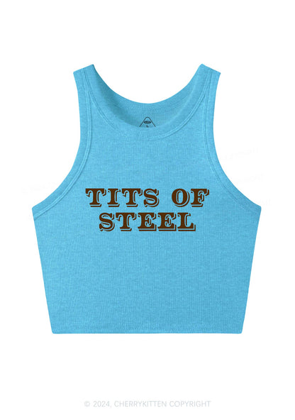 Txts Of Steel Y2K Crop Tank Top Cherrykitten