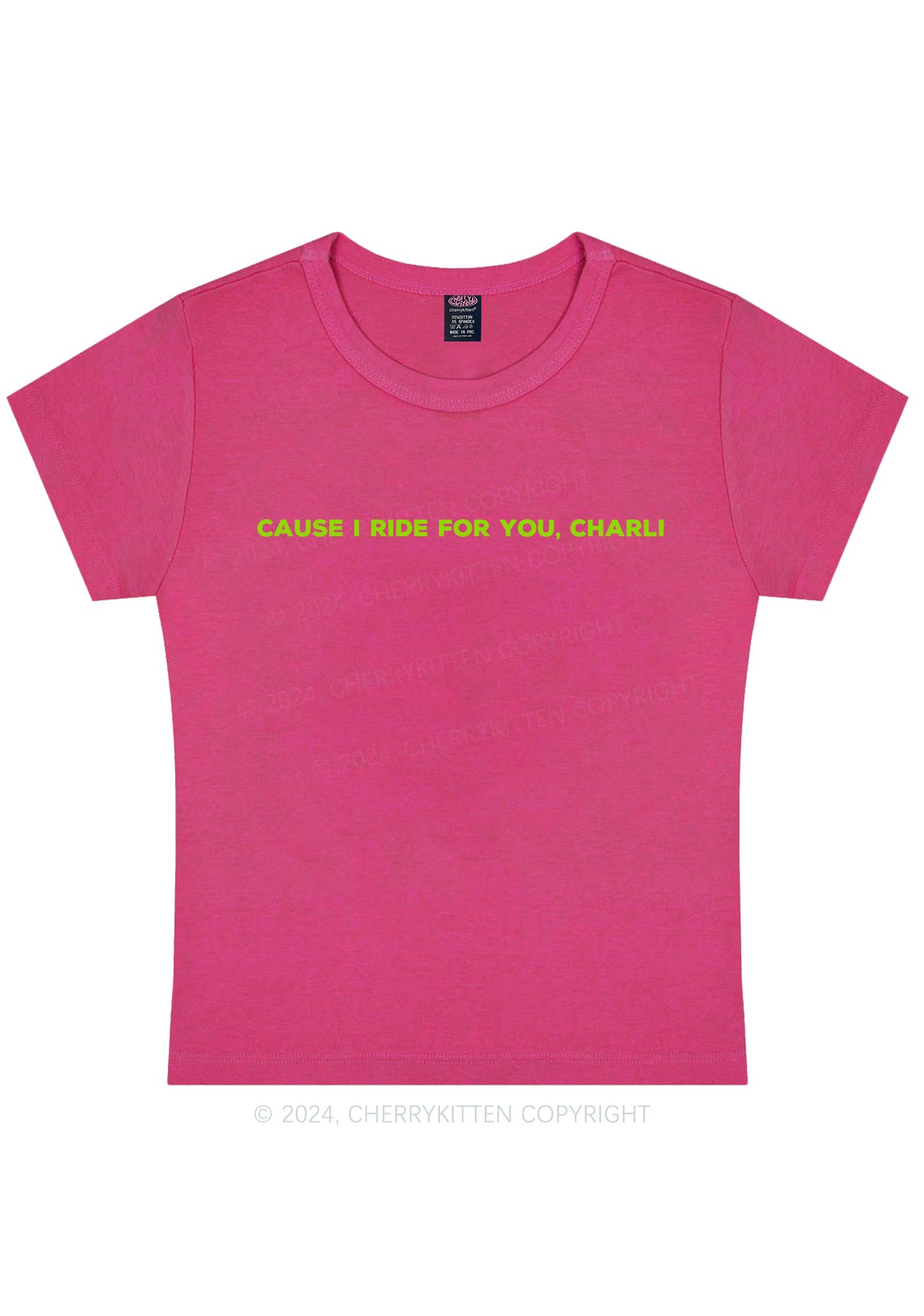 Ride For You Y2K Baby Tee Cherrykitten