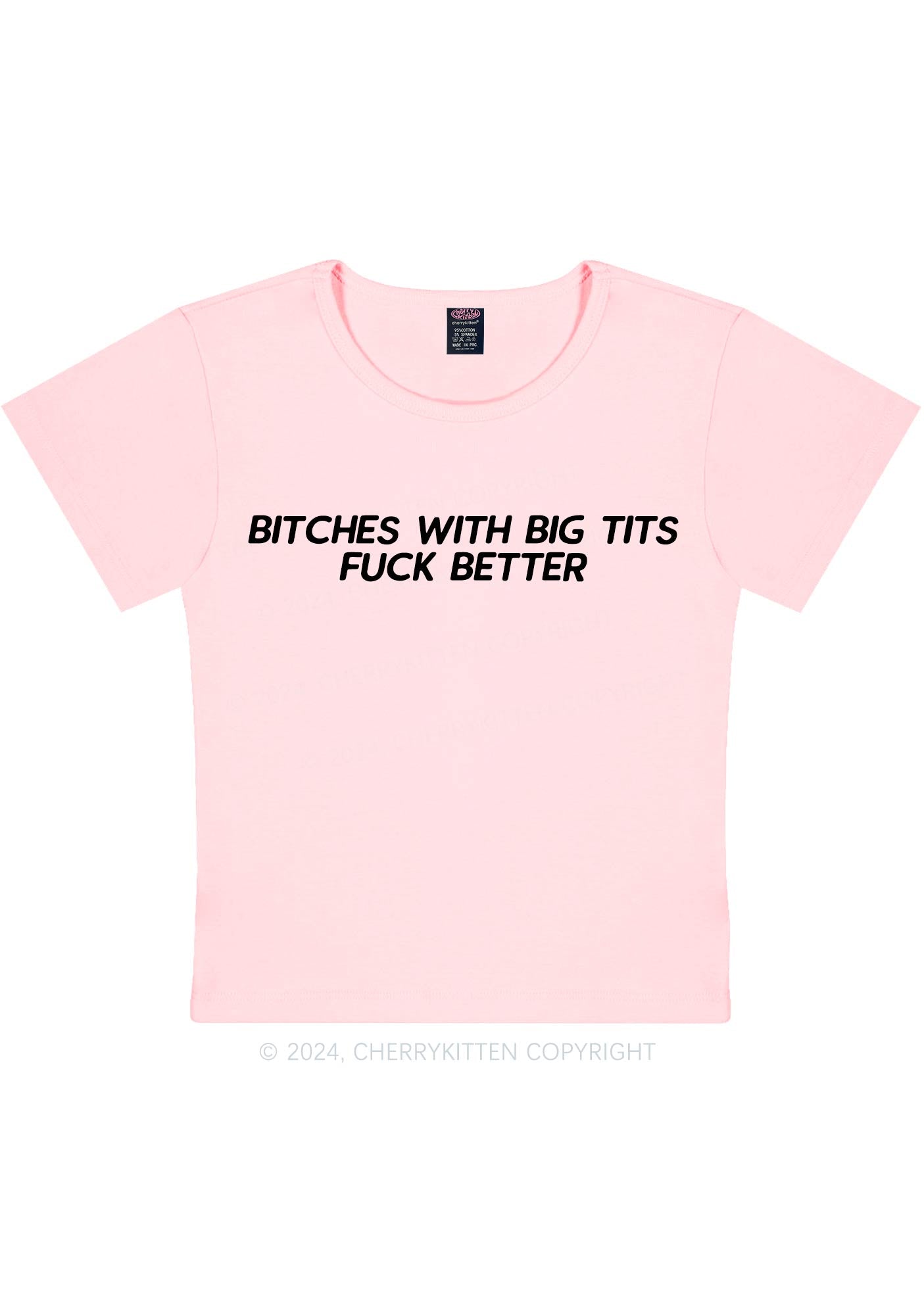 Big Txts Bxxch Y2K Baby Tee Cherrykitten