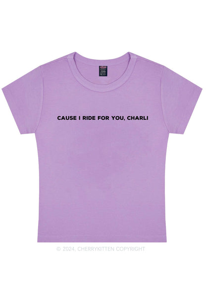 Ride For You Y2K Baby Tee Cherrykitten