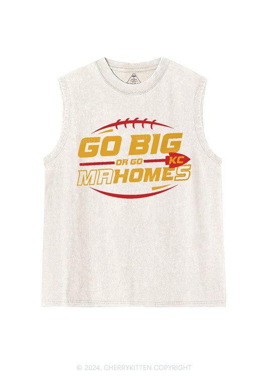 Go Big Y2K Super Bowl Washed Tank Cherrykitten