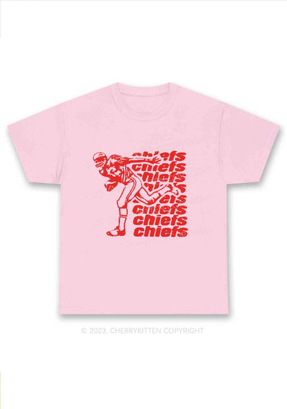 Chiefs Super Bowl Y2K Chunky Shirt Cherrykitten