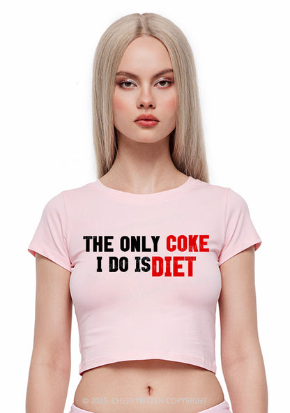 Coke Diet Y2K Baby Tee Cherrykitten