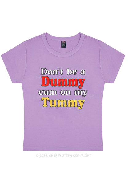 Dont Be A Dummy Y2K Baby Tee Cherrykitten