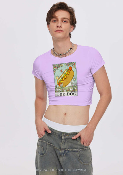 The Hot Dog Y2K Baby Tee Cherrykitten