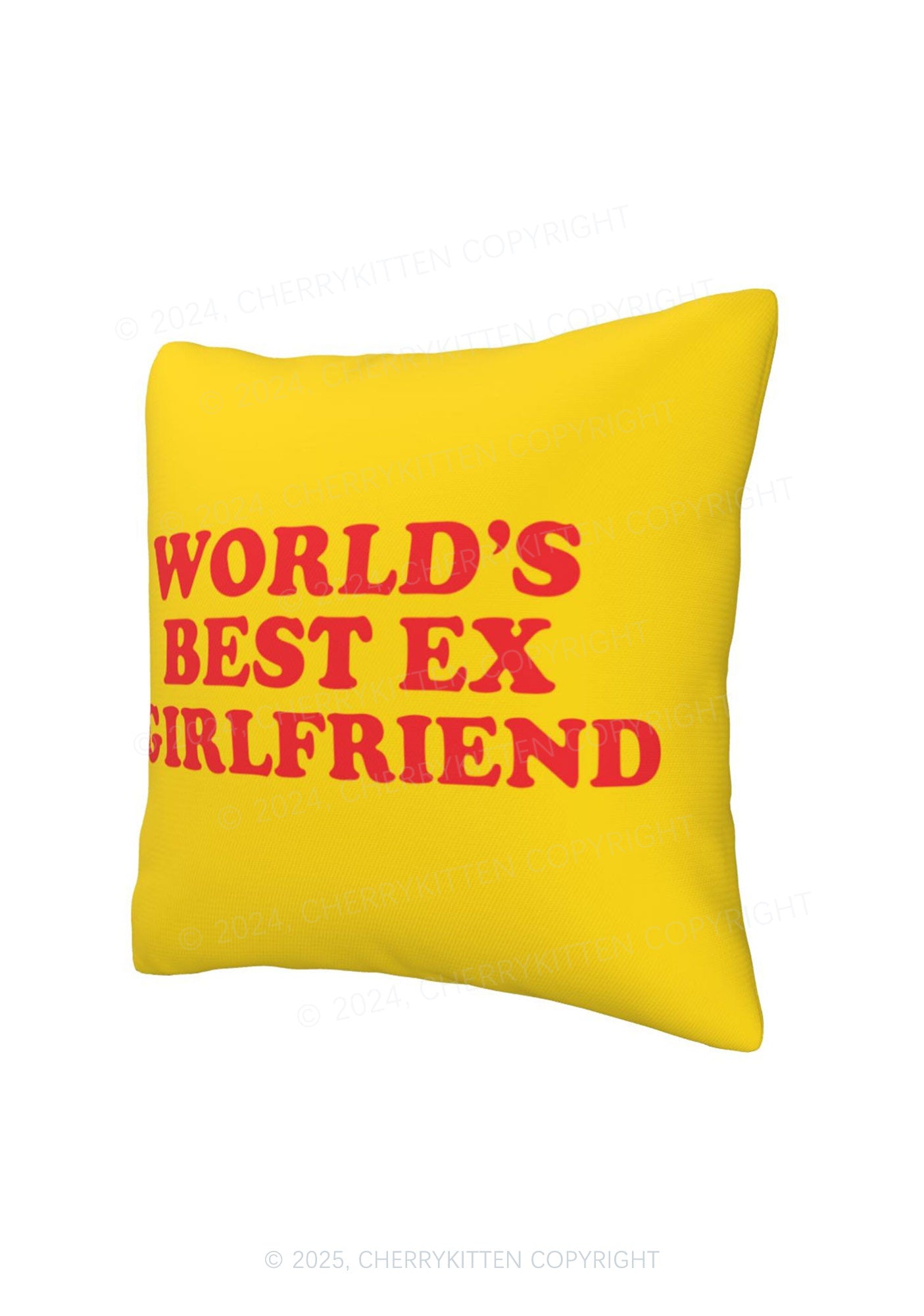 Best Ex Girlfriend Y2K Throw Pillow Cover Cherrykitten