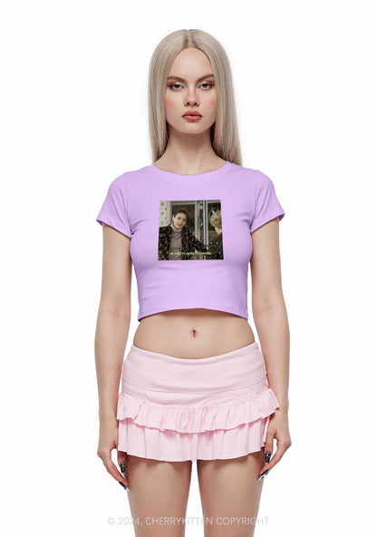 I'm Pretty Hard To Ignore Y2K Baby Tee Cherrykitten