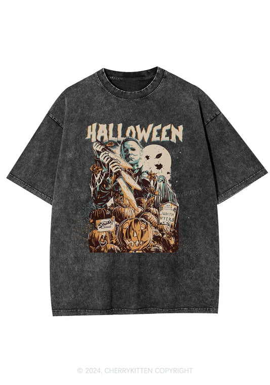 Halloween Killer Y2K Washed Tee Cherrykitten