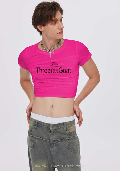 Throat Goat Y2K Baby Tee Cherrykitten