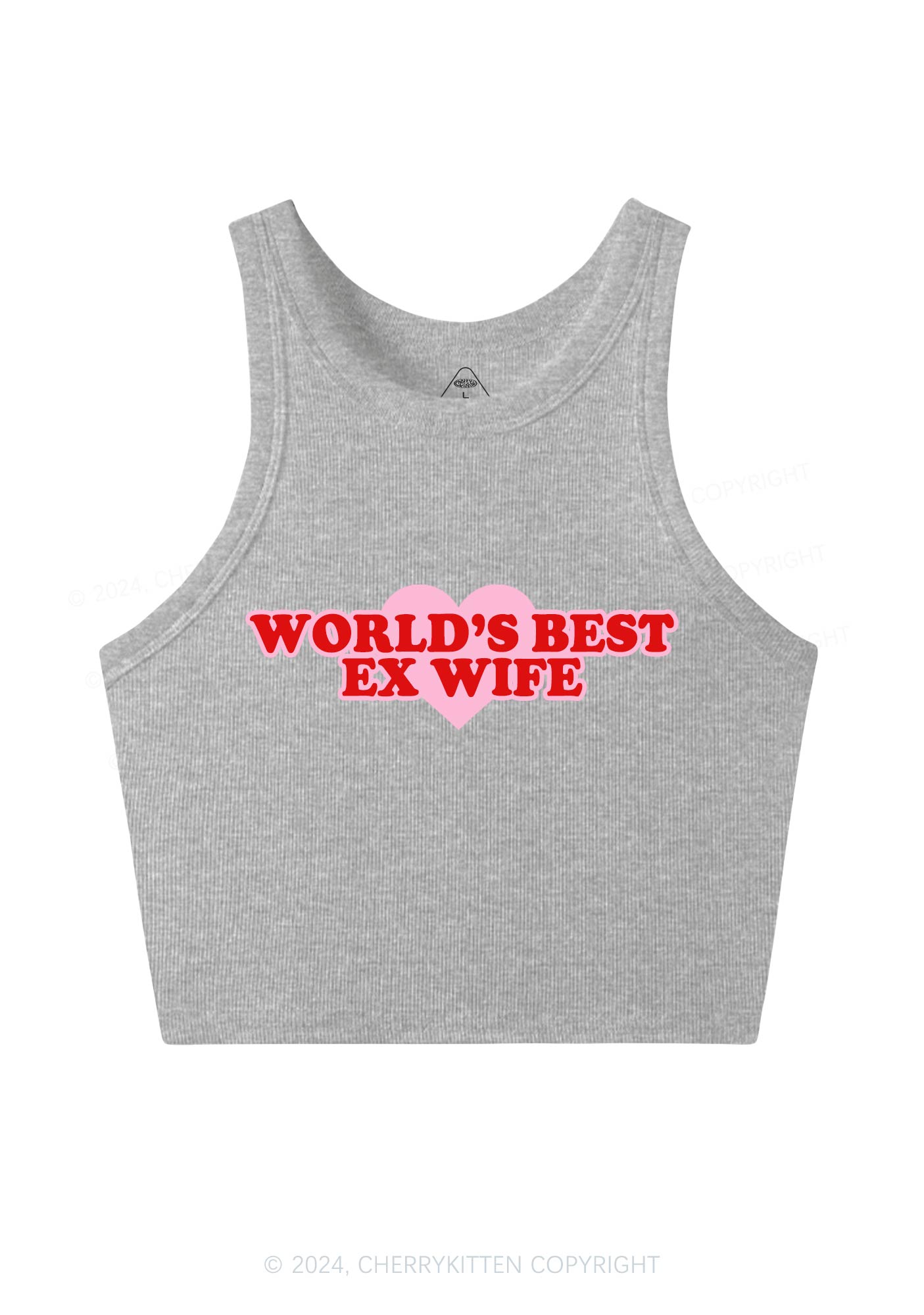 Best Ex Wife Y2K Crop Tank Top Cherrykitten