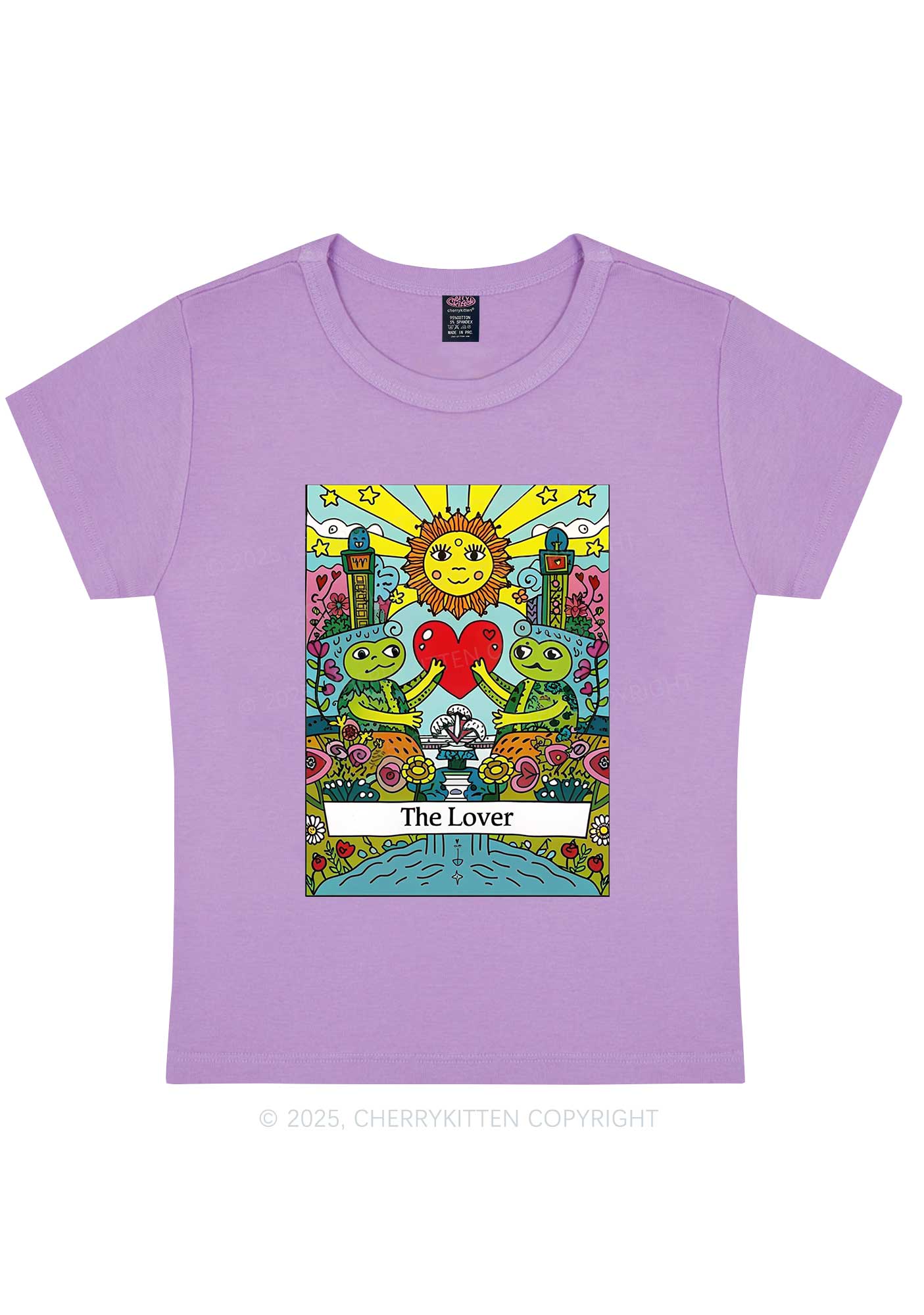 The Lover Frog Y2K Baby Tee Cherrykitten