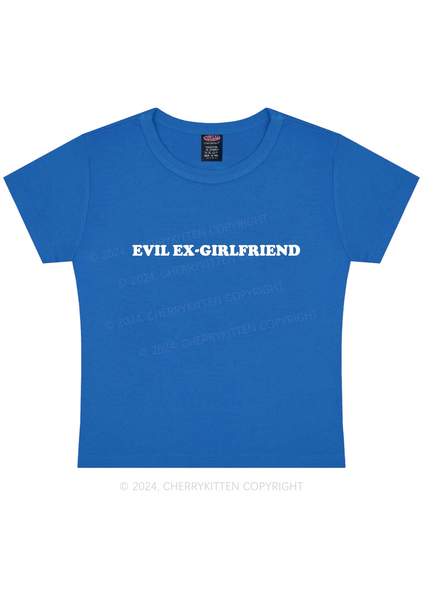 Evil Ex Girlfriend Y2K Baby Tee Cherrykitten