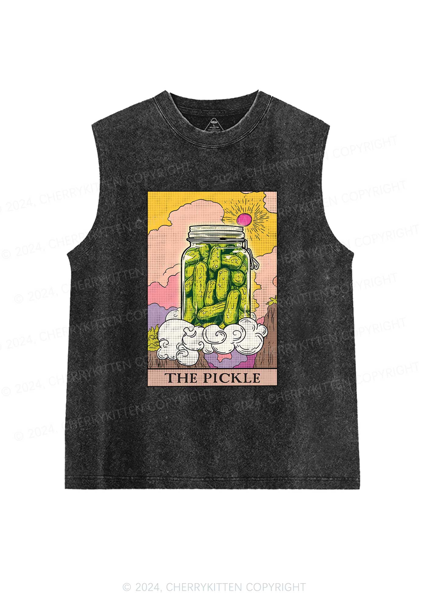 The Pickle Y2K Washed Tank Cherrykitten