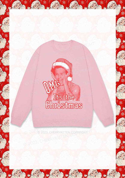 OMG It's The Christmas Y2K Sweatshirt Cherrykitten