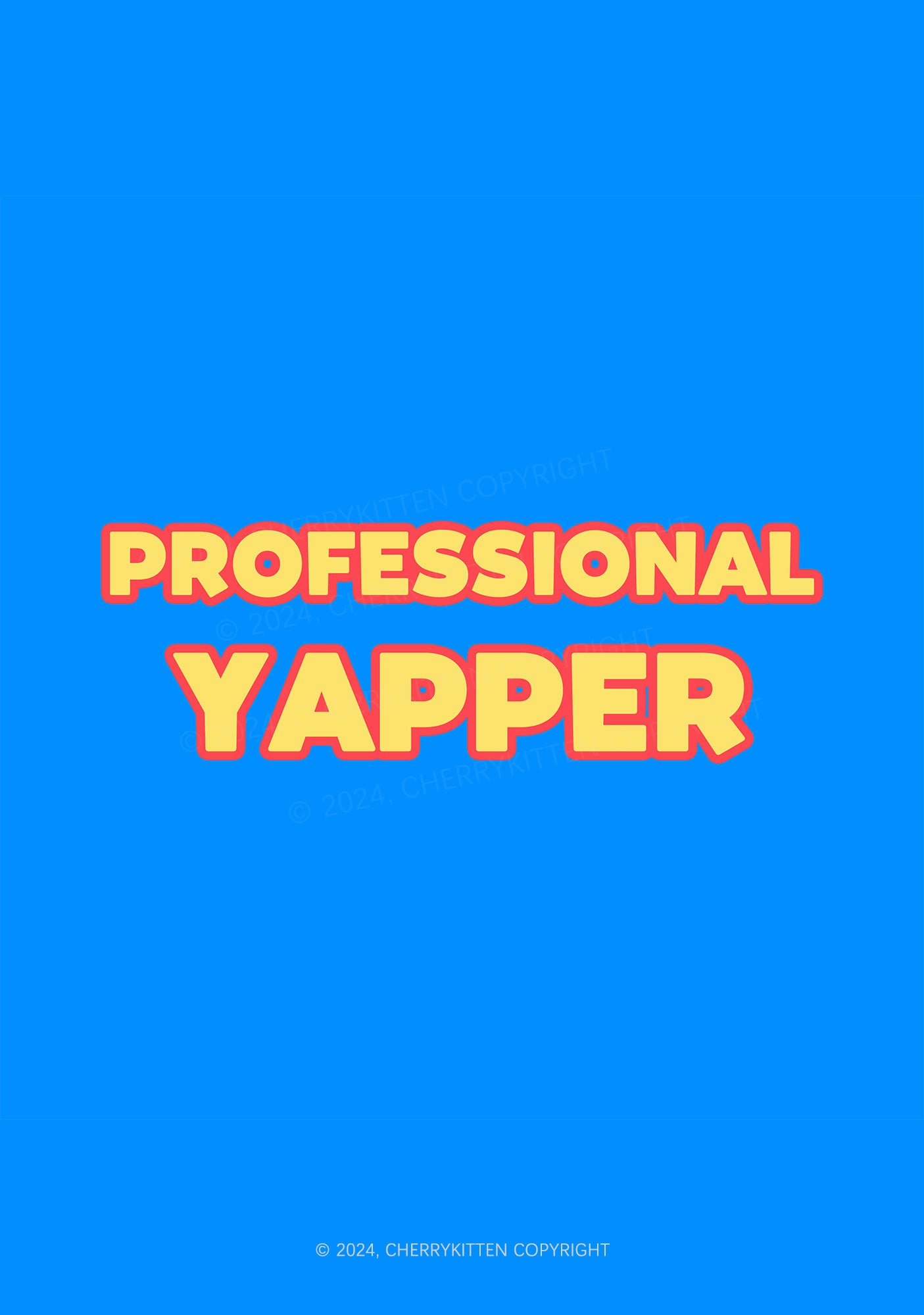 Professional Yapper 1Pc Y2K Pin Cherrykitten