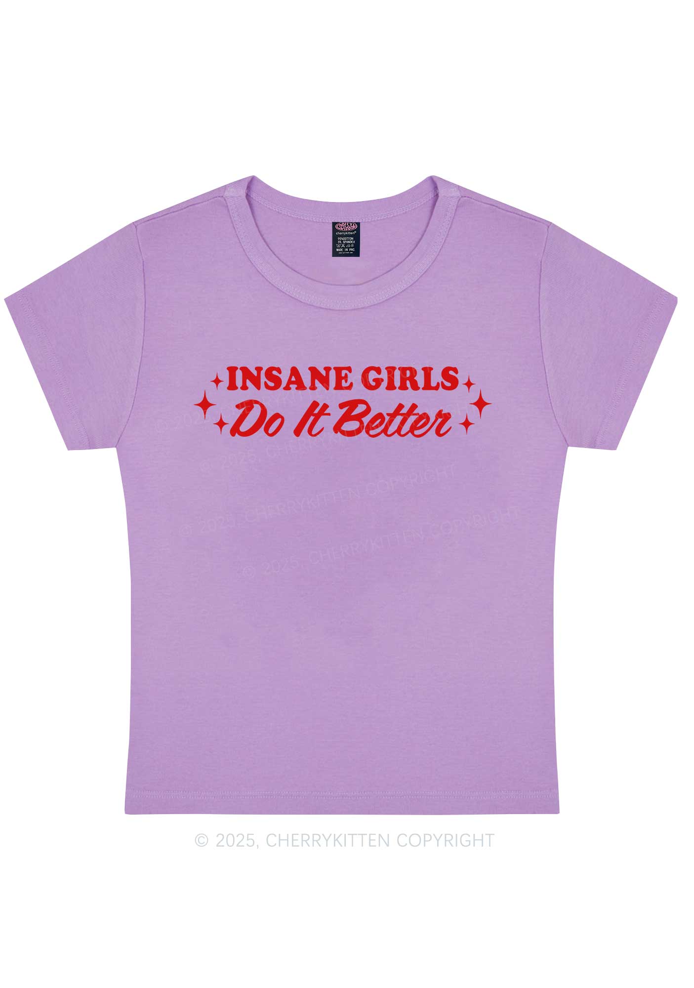 Insane Girls Do It Better Y2K Baby Tee Cherrykitten