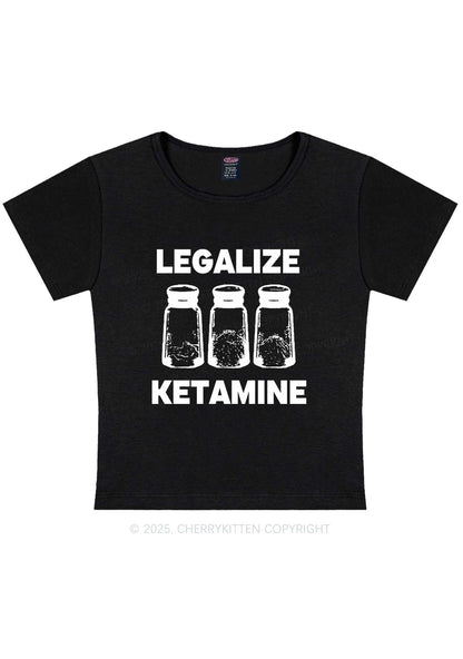 Legalize K Y2K Baby Tee Cherrykitten