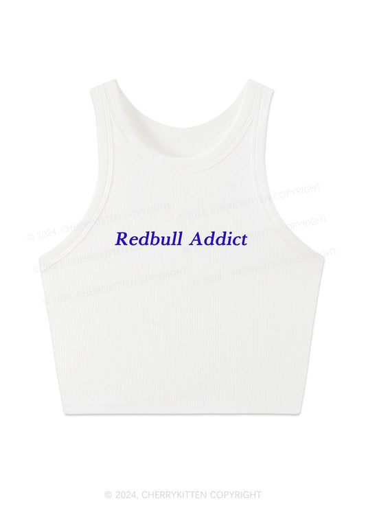 Redbull Addict Y2K Crop Tank Top Cherrykitten