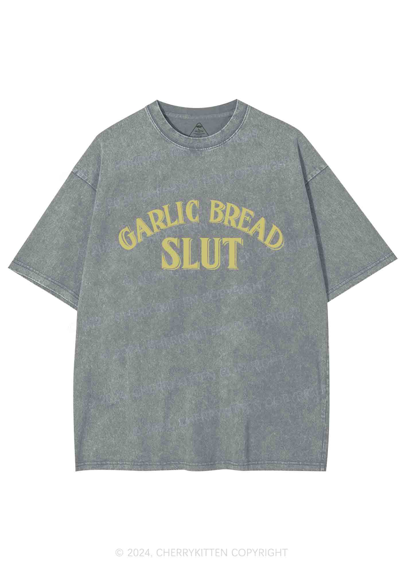 Garlic Bread Slxt Y2K Washed Tee Cherrykitten