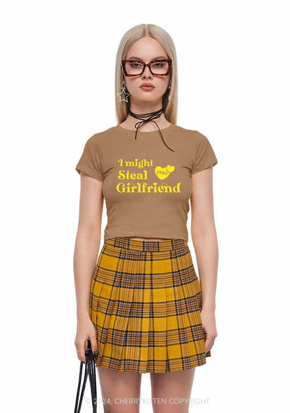 Steal Your Girlfriend Y2K Baby Tee Cherrykitten