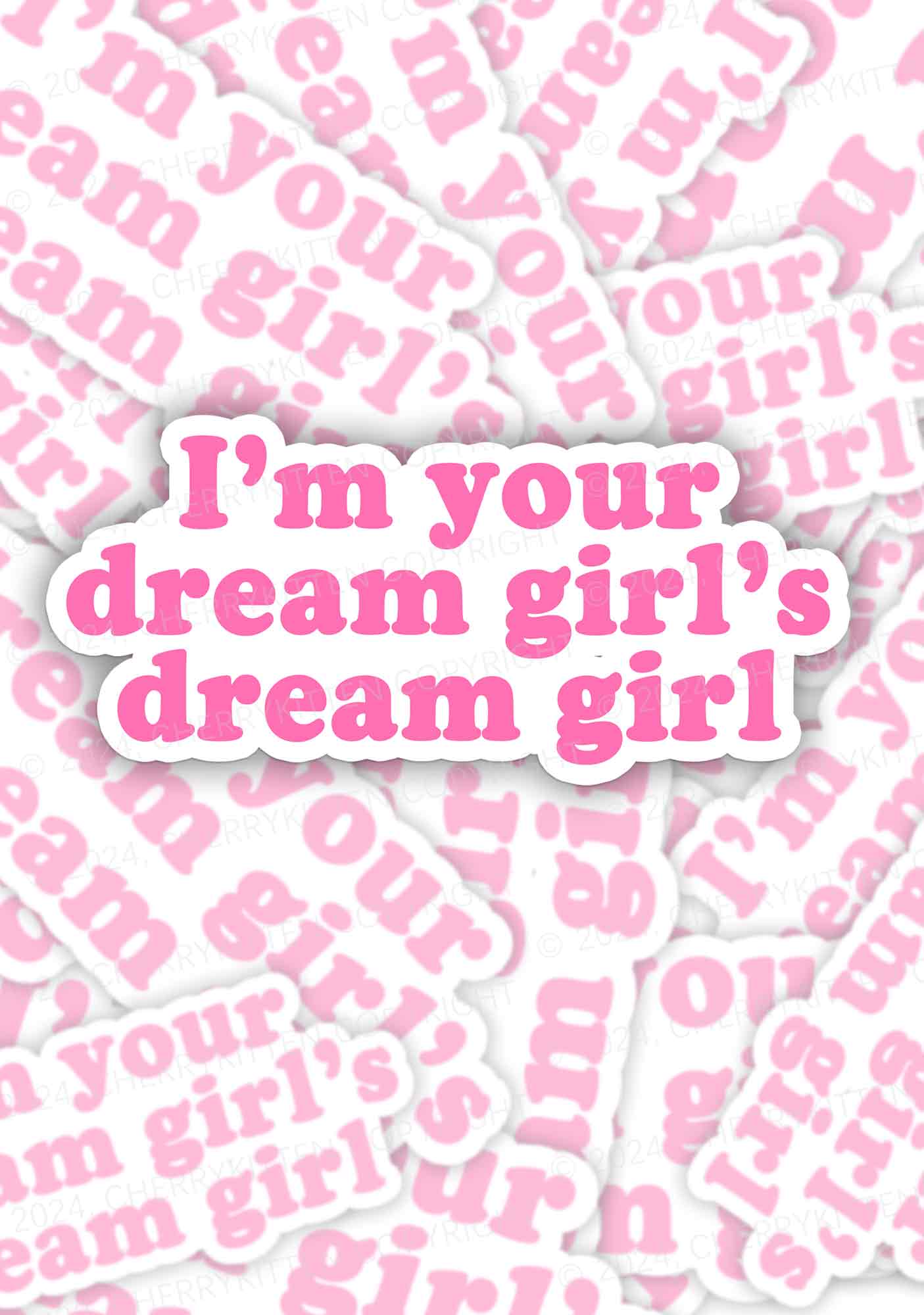 Dream Girl 1Pc Y2K Sticker Cherrykitten