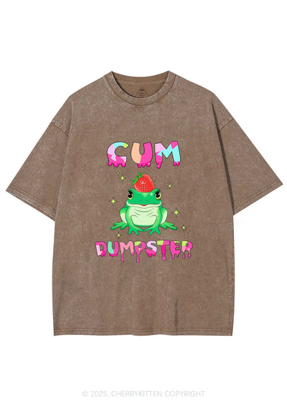 Frog Cxm Dumpster Y2K Washed Tee Cherrykitten