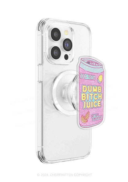 Dumb Bxxch Juice Y2K Magnetic Phone Grip Holder Cherrykitten